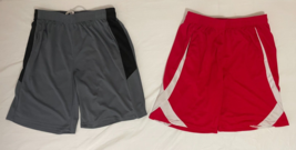 Liberty Imports Pack of 2 Men&#39;s Athletic Shorts with Pockets Mesh Size L... - $5.54
