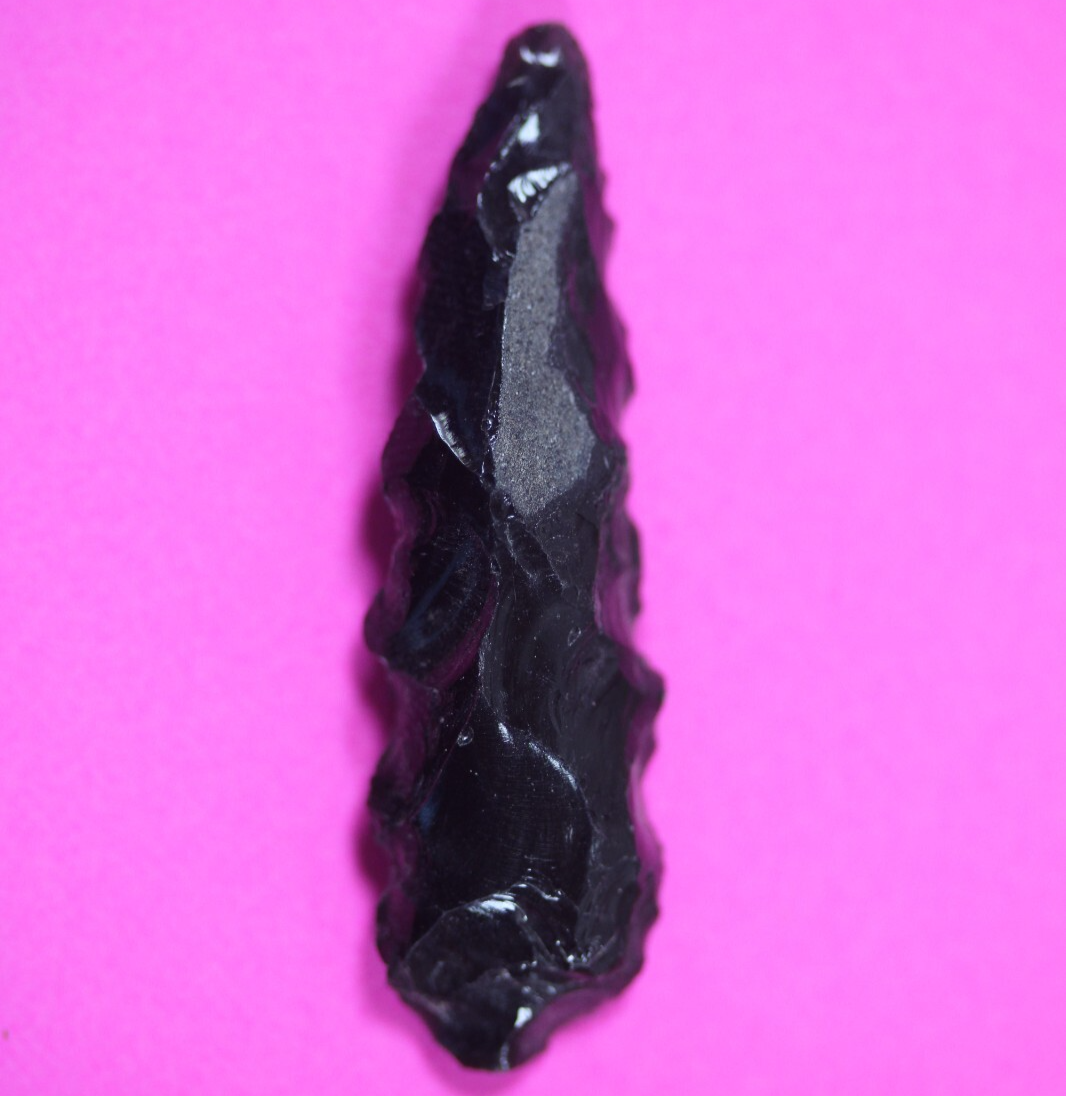 Authentic Pre Columbian Artifact Aztec Arrowhead Battle of Mexico City C... - $29.99