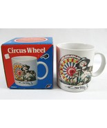 VTG EMMETT KELLY JR  Coffee Mug Clown Circus Ferris Wheel Ceramic FLAMBR... - £8.98 GBP