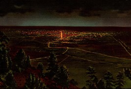 Lights of Denver from Lookout Mountain Denver Mountain Park, CO -POSTCARD BK53 - £3.11 GBP