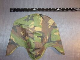 Netherlands DUTCH Army Woodland BDU Camo KL Combat Helmet Cover Dated 1990 - $322.41 MXN