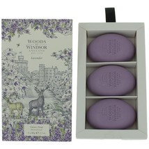 Woods of Windsor Lavender by Woods of Windsor, 3 X 2.1 oz Luxury Soap for Women - £21.85 GBP