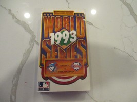 1993 World Series VHS Toronto Blue Jays vs Philadelphia 017552001416 baseball - £40.08 GBP