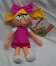 Nickelodeon &#39;90s Hey Arnold Helga Girl 12&quot; Plush Stuffed Animal Toy New W/ Tag - £15.64 GBP