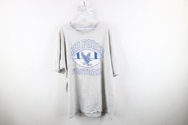 Vtg 90s Reebok Mens 3XL Thrashed Spell Out Air Force Football T-Shirt Gr... - £39.52 GBP