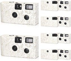 10 Pack Disposable Camera For Wedding Bulk, 34Mm Single Use Camera, Gold Rose). - £145.31 GBP