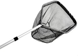 Water Garden Pond Koi Fish Catching Net, 17&quot; Head w/71 Inch Telescopic Pole - $46.48