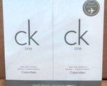 New in Box CK ONE by Calvin Klein EDT 3.3 / 3.4 oz Travel Edition Duo Pack  - $29.69