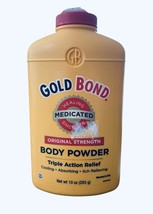 Gold Bond 10 Oz Body Powder With TALC Original Strength Triple Action Relief - $29.60