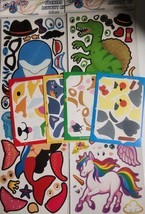 DIY Mermaid Unicorn Dinosaur Kids Sticker Activity Kits Craft Bundle Lot - £4.74 GBP
