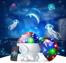 Night Light Projector Night Light for Kids Room with Remote and Timer 360 Rotati - £49.43 GBP