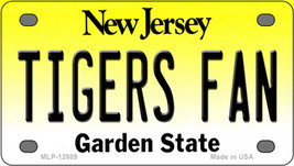 Tigers Fan New Jersey Novelty Mini Metal License Plate Tag - $282.49 MXN