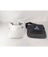 Adidas Climalite Visor  Rumming Tennis  OSFM Adjustable LOT OF 2 Read De... - $376.77 MXN