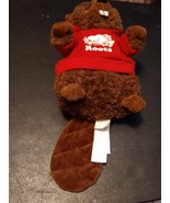 ROOTS PLUSH BEAVER Perfect condition Brown with Red Sweater Polyester 13... - $89.09