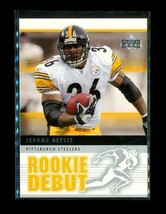 2005 Upper Deck Rookie Debut Football Card #78 Jerome Bettis Pittsburgh Steelers - £3.88 GBP
