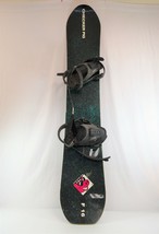 Checker Pig Snowboard F16 Kemper Bindings Vtg 1990 Defunct Brand ~163 cm - $478.73
