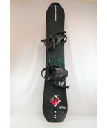 Checker Pig Snowboard F16 Kemper Bindings Vtg 1990 Defunct Brand ~163 cm - £376.45 GBP
