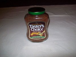 Vintage Nestlé Tasters Choice Freeze Dried Coffee Decaf 7oz. Glass Jar U... - $14.84