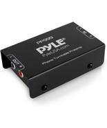 Pyle Phono Turntable Preamp - Mini Electronic Audio Stereo, Pp999, Black. - $42.93