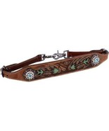 Showman Hand Painted Leather Wither Strap w/Turquoise and - £114.86 GBP