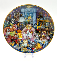 Purrfect Mom Limited Edition Porcelain Plate ~ Bill Bell Franklin Mint Heirloom - £15.68 GBP