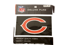 Chicago Bears NFL Flag 3 X 5 Feet Brass Grommets WinCraft NEW in Sealed Package - £14.62 GBP