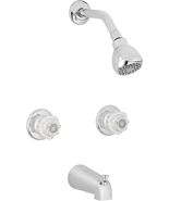 Aqua Vista 10SHO1H-CH-AV Acrylic Knobs Tub and Shower Faucet Trim Kit, P... - £37.84 GBP