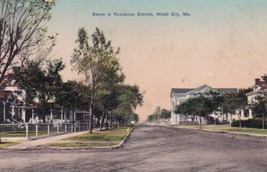 Scene in Residence District Webb City MO Missouri Postcard E20 - $12.99