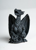 Fierce Mini Dragon Gargoyle (1) Hand Painted &#39;Stone&#39; Finish Gothic Statues - $6.35