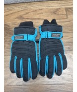 Vtg 80s 90s Thinsulate Winter Ski Skiing Snowmobile Blue GLOVES CV JD - $147.75 MXN