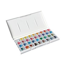 White Night Watercolour Whole Pans Set in Plastic Box, Pack of 36  - $238.00