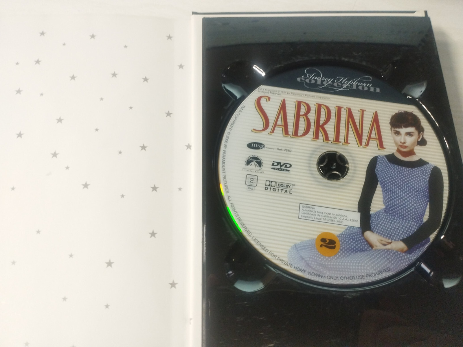 Sabrina Audrey Hepburn Humphrey Bogart - DVD Libro Spagnolo Inglese Regione 2 Item image 4