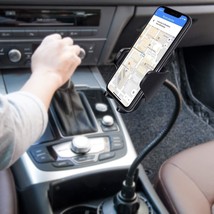 Car Cup Holder Phone Mount Adjustable Long Arm Cell Phone Holder with 360 Rotata - £32.33 GBP