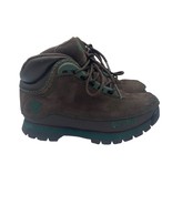 Timberland Leather Hiking Boots Casual Brown Lace Up High Kids Youth 1 - $34.64