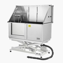 PetZone Pro 50-Inch Electric Dog Grooming Tub with Water Filter Stainles... - $1,702.49