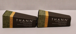 THANN Rice Bran Oil Soap Bar Travel Size Aromatic Wood 1.3 oz. Lot of 2 - £5.49 GBP