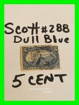 Scott 288 U.S. Stamp 5 Cent 1898 Trans-Mississippi Exposition - £19.45 GBP