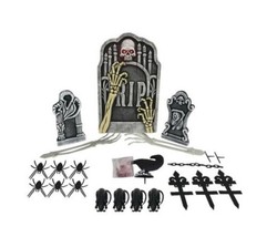Halloween prop LED Tombstone Set - 24 Piece (me) - £158.77 GBP