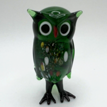 New Collection!! Murano Glass, Handcrafted Unique Size 2 Owl Figurine, G... - £22.34 GBP