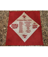 VTG Sports 1998 Nebraska Football NAPKIN Village Inn Logo Husker Radio M... - £15.88 GBP