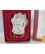 Lenox Holiday Ornament Ringing in Peace Angel Bells Boxed 3.5&quot; LotJ - $369.42 MXN