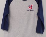 Cleveland Indians Long Live Chief Wahoo Colorblock Raglan Jersey T-Shirt... - £18.75 GBP+