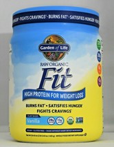 Raw Organic Fit Vanilla Garden of Life 16.4 oz High Protein for Weight Loss - £23.74 GBP
