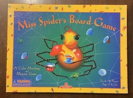 Miss Spider’s Board Game A Color Matching And Memory Game Age 3 & Up - Free Ship - $11.56