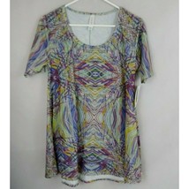 NWT LuLaRoe Perfect T With Multi-Color Abstract Design Size XXS - £12.25 GBP