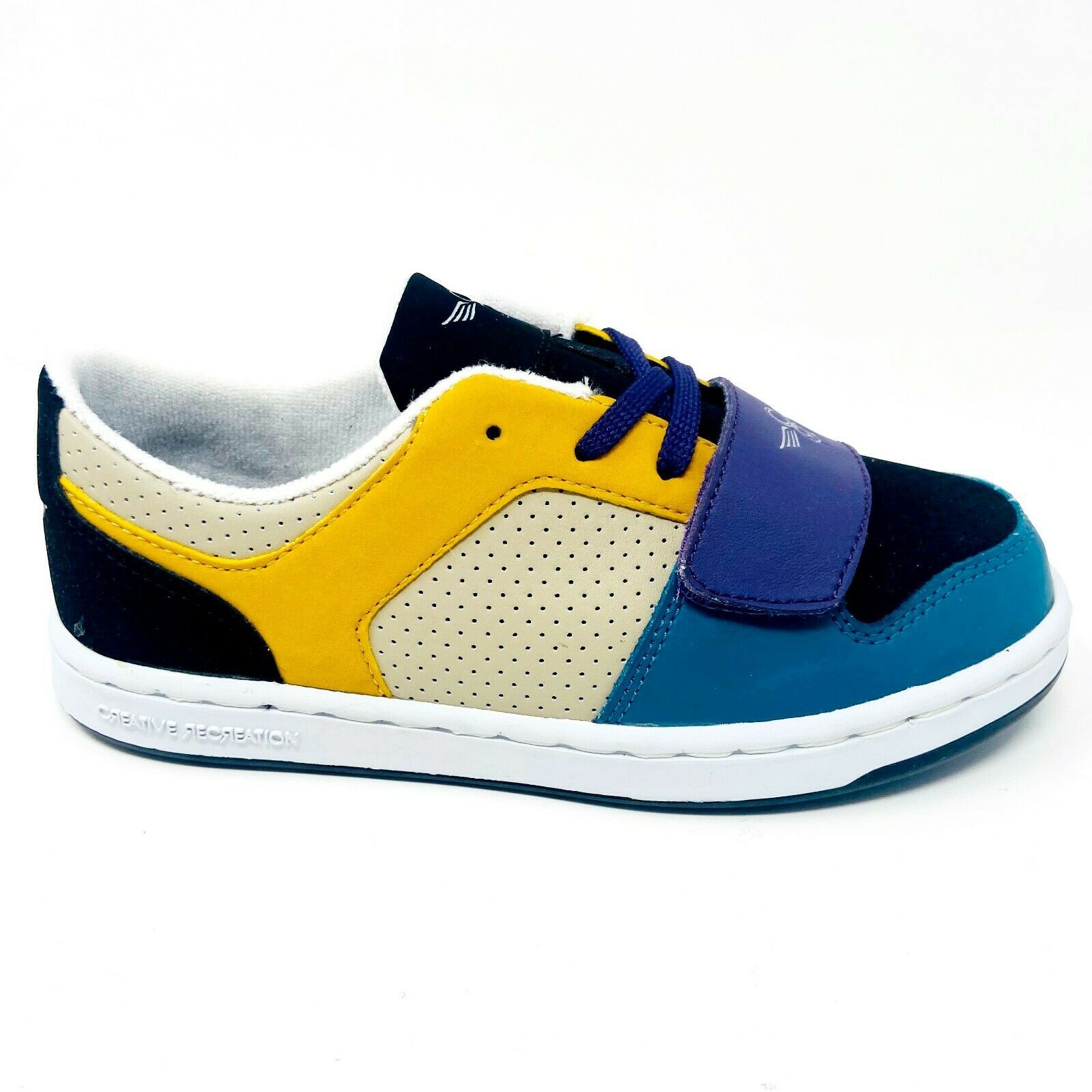 Creative Recreation Cesario Lo Khaki Wheat Teal Grape Youth Kids Sneakers
