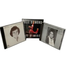Neil Diamond 3 CD Lot: Live In America 12 Greatest Hits Don&#39;t Bring Me Flowers  - £15.82 GBP
