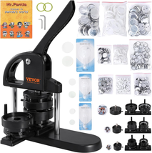Button Maker, 1/1.25/2.28 Inch(25/32/58Mm) 3-In-1 Pin Maker with 300Pcs ... - $156.45