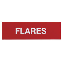  Adhesive Flares Sticker Sign (100x30mm) - £17.45 GBP