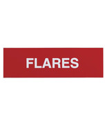  Adhesive Flares Sticker Sign (100x30mm) - £17.45 GBP